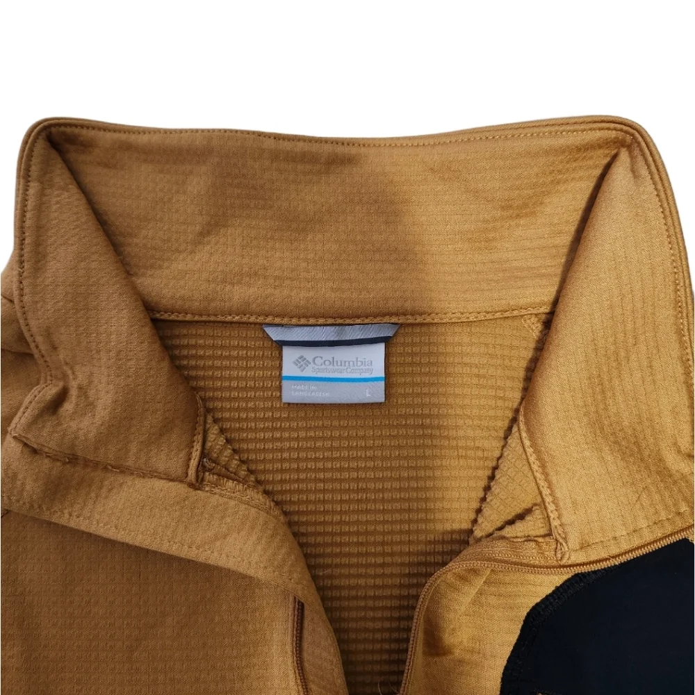 Columbia Men's L Pullover Jacket Yellow & Black